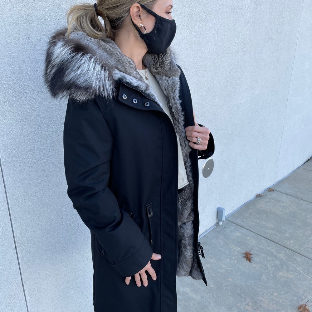 Mackage Rena Fur-lined Hooded Parka Coat XXS